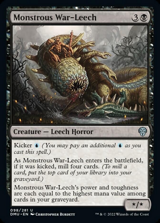 Monstrous War-Leech [Dominaria United] | Fandemonia Ltd