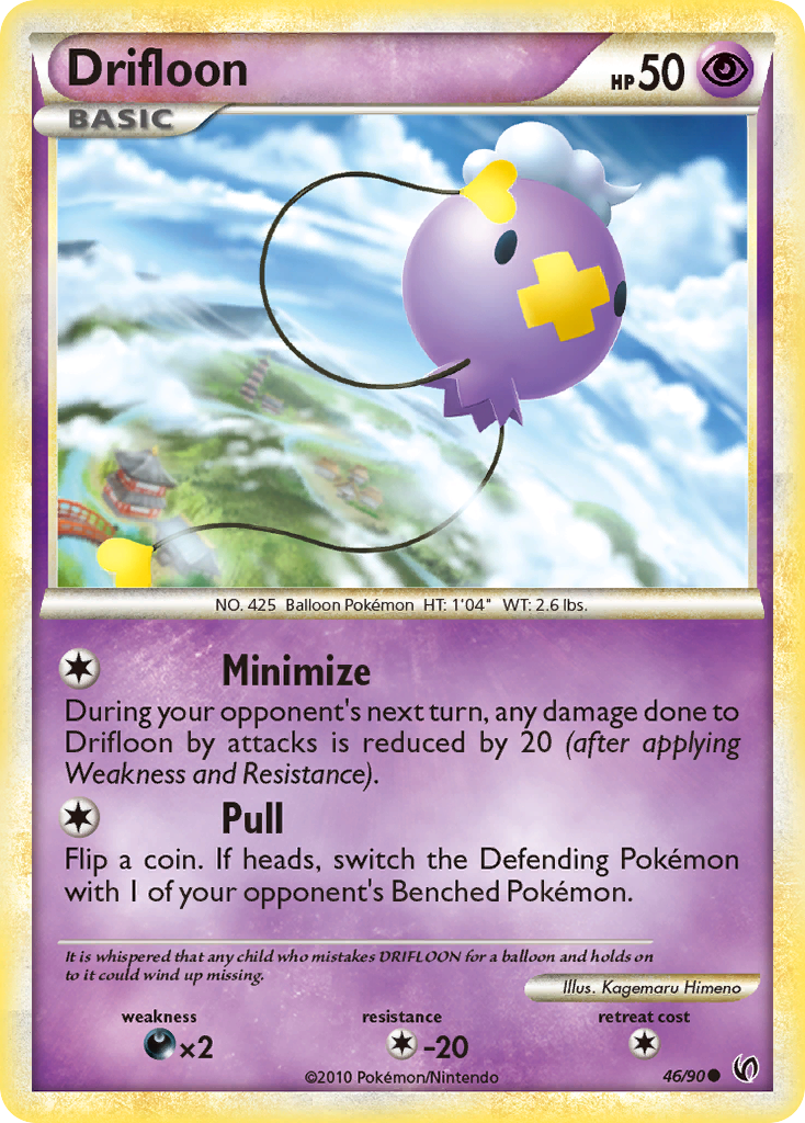 Drifloon (46/90) [HeartGold & SoulSilver: Undaunted] | Fandemonia Ltd