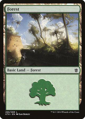 Forest (266) [Khans of Tarkir] | Fandemonia Ltd