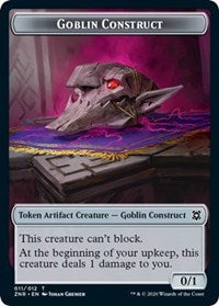 Goblin Construct // Kor Warrior Double-sided Token [Zendikar Rising Tokens] | Fandemonia Ltd