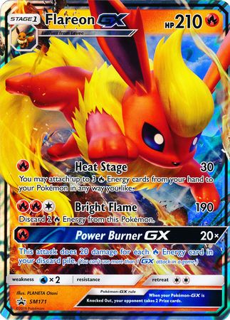 Flareon GX (SM171) (Jumbo Card) [Sun & Moon: Black Star Promos] | Fandemonia Ltd