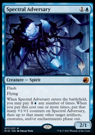 Spectral Adversary (Promo Pack) [Innistrad: Midnight Hunt Promos] | Fandemonia Ltd