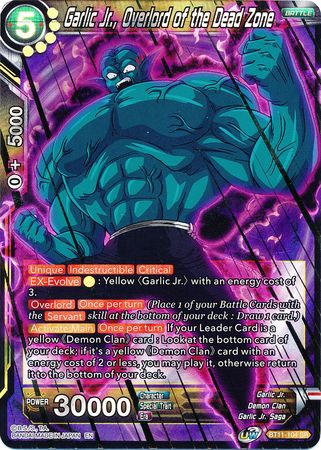 Garlic Jr., Overlord of the Dead Zone (BT11-104) [Vermilion Bloodline 2nd Edition] | Fandemonia Ltd