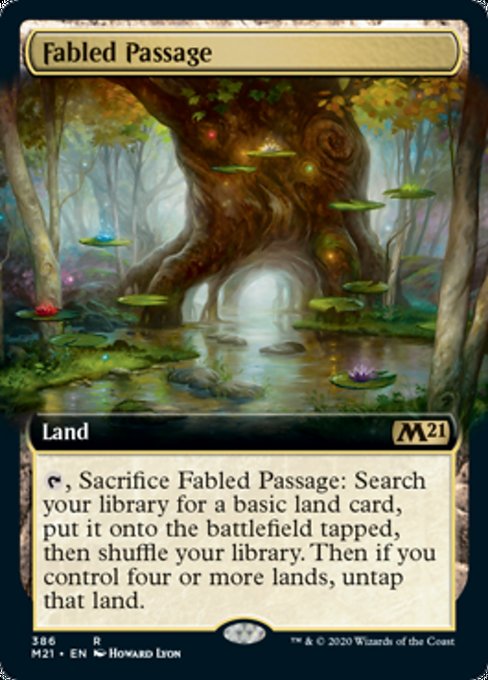 Fabled Passage (Extended Art) [Core Set 2021] | Fandemonia Ltd