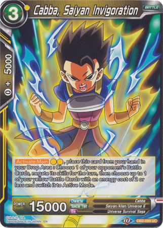 Cabba, Saiyan Invigoration [DB2-099] | Fandemonia Ltd