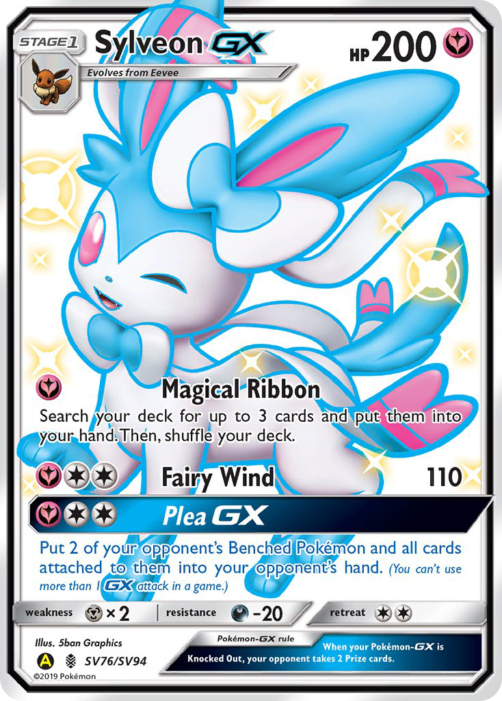 Sylveon GX (SV76/SV94) [Sun & Moon: Hidden Fates - Shiny Vault] | Fandemonia Ltd