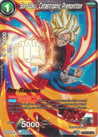 Son Goku, Catastrophic Premonition (BT12-127) [Vicious Rejuvenation Prerelease Promos] | Fandemonia Ltd