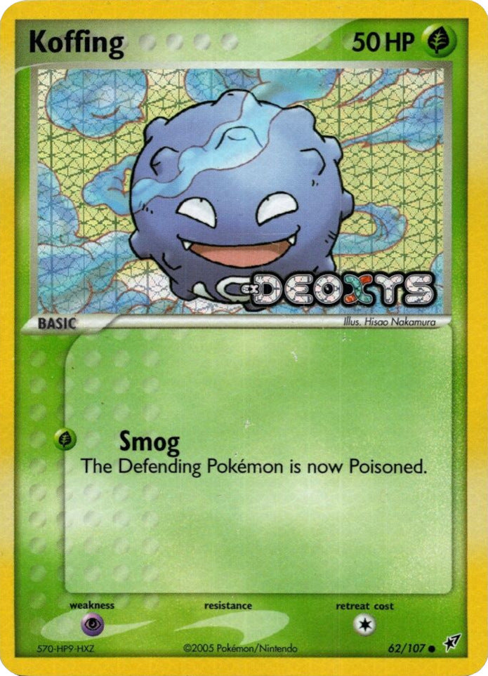 Koffing (62/107) (Stamped) [EX: Deoxys] | Fandemonia Ltd