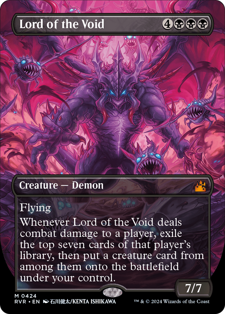 Lord of the Void (Anime Borderless) [Ravnica Remastered] | Fandemonia Ltd