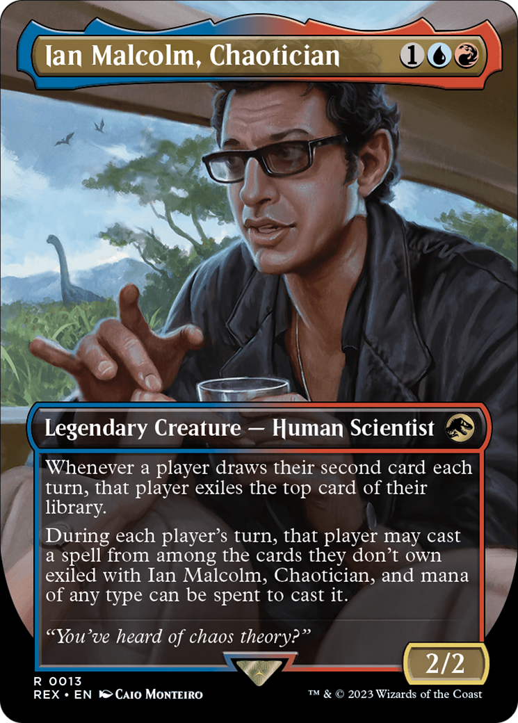 Ian Malcolm, Chaotician (Borderless) [Jurassic World Collection] | Fandemonia Ltd