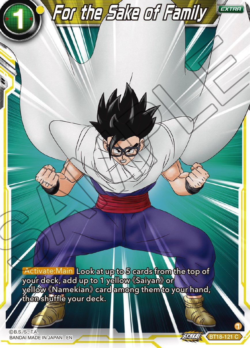 For the Sake of Family (BT18-121) [Dawn of the Z-Legends] | Fandemonia Ltd