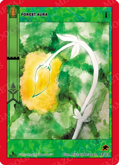 Forest Forest Aura [Cryptid Nation: Wilderness First Edition Release Event Deck] | Fandemonia Ltd