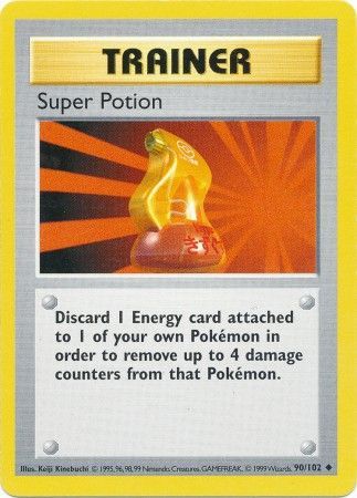 Super Potion (90/102) [Base Set Shadowless Unlimited] | Fandemonia Ltd