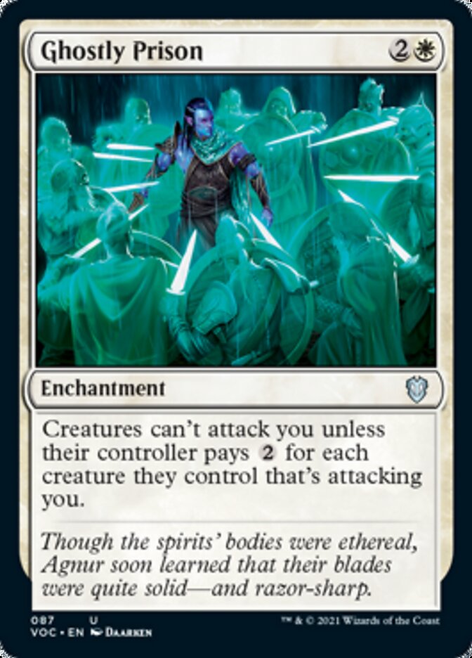 Ghostly Prison [Innistrad: Crimson Vow Commander] | Fandemonia Ltd