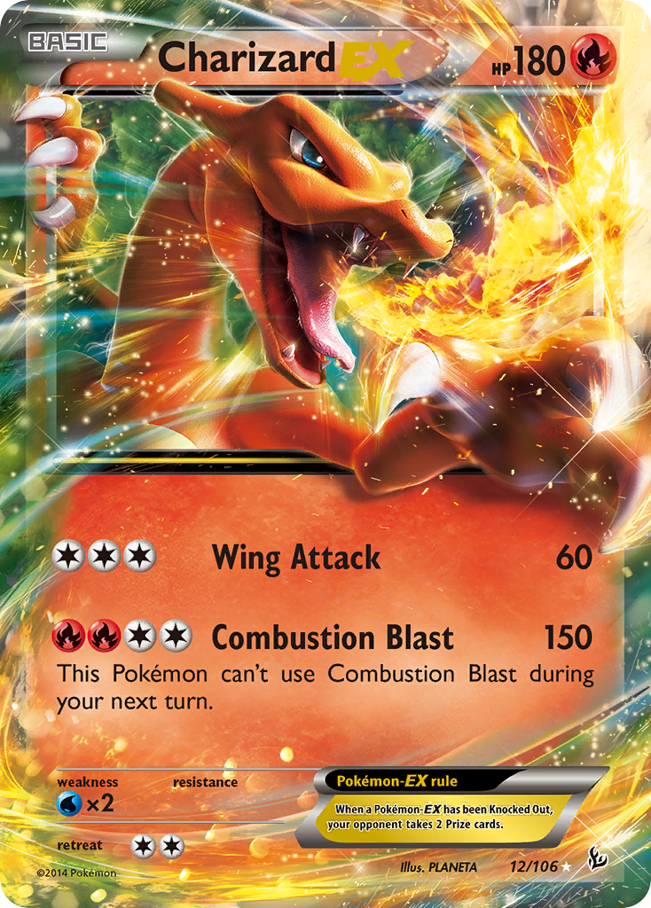 Charizard EX (12/106) [XY: Flashfire] | Fandemonia Ltd