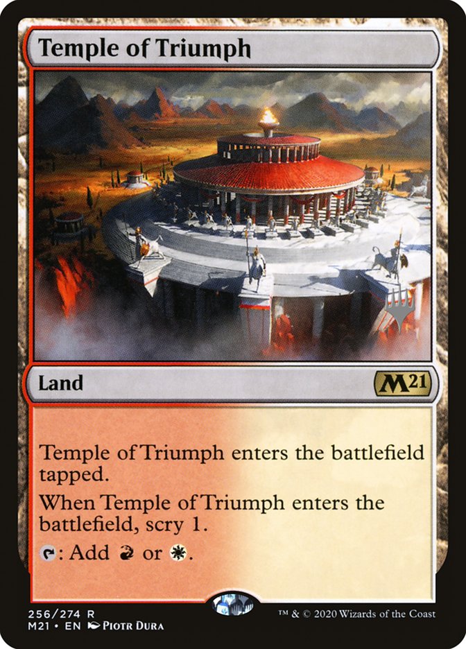 Temple of Triumph (Promo Pack) [Core Set 2021 Promos] | Fandemonia Ltd