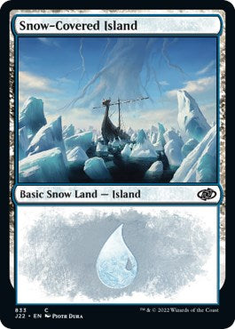 Snow-Covered Island [Jumpstart 2022] | Fandemonia Ltd