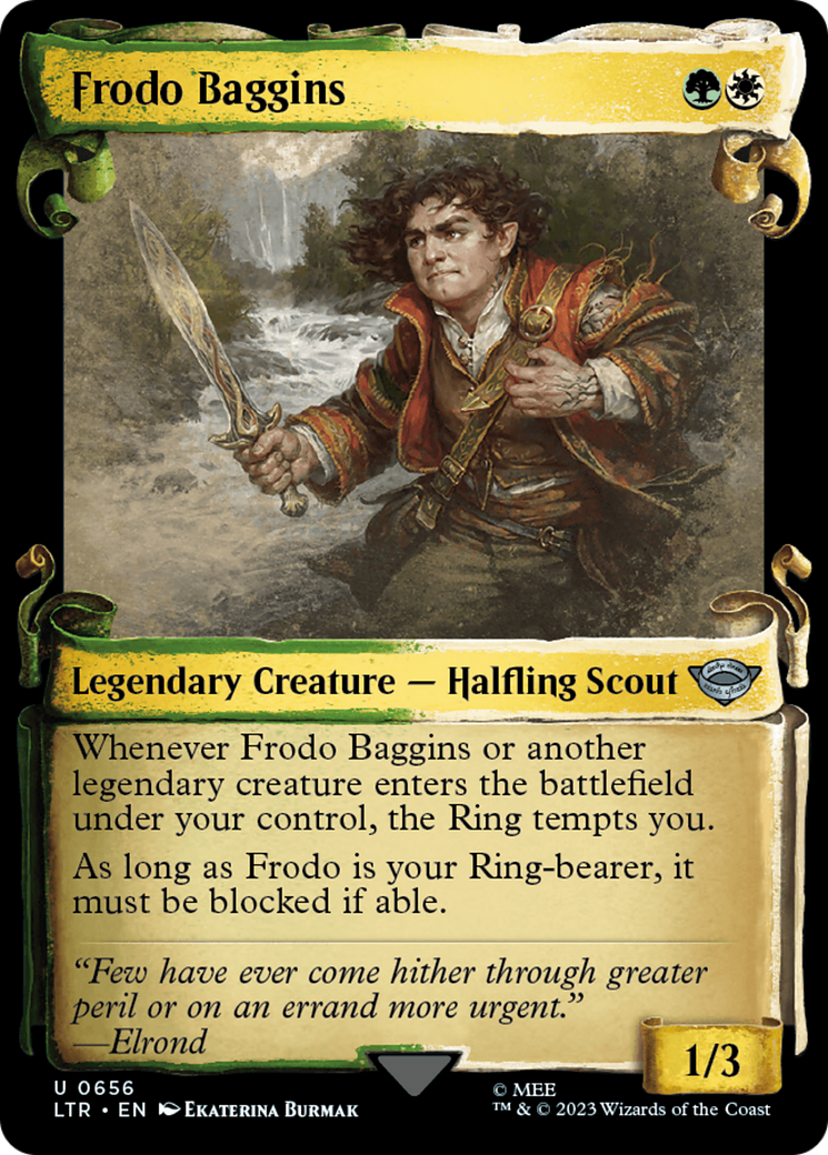 Frodo Baggins [The Lord of the Rings: Tales of Middle-Earth Showcase Scrolls] | Fandemonia Ltd