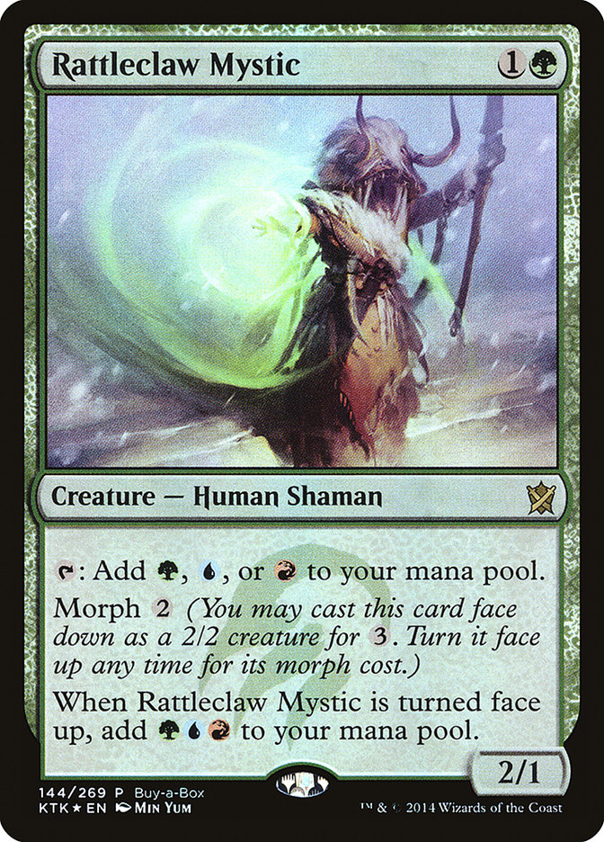 Rattleclaw Mystic (Buy-A-Box) [Khans of Tarkir Promos] | Fandemonia Ltd