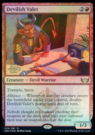 Devilish Valet [Streets of New Capenna Prerelease Promos] | Fandemonia Ltd