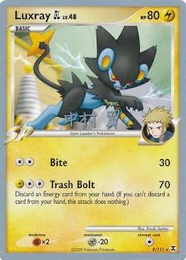 Luxray GL LV.48 (9/111) (Crowned Tiger - Tsubasa Nakamura) [World Championships 2009] | Fandemonia Ltd