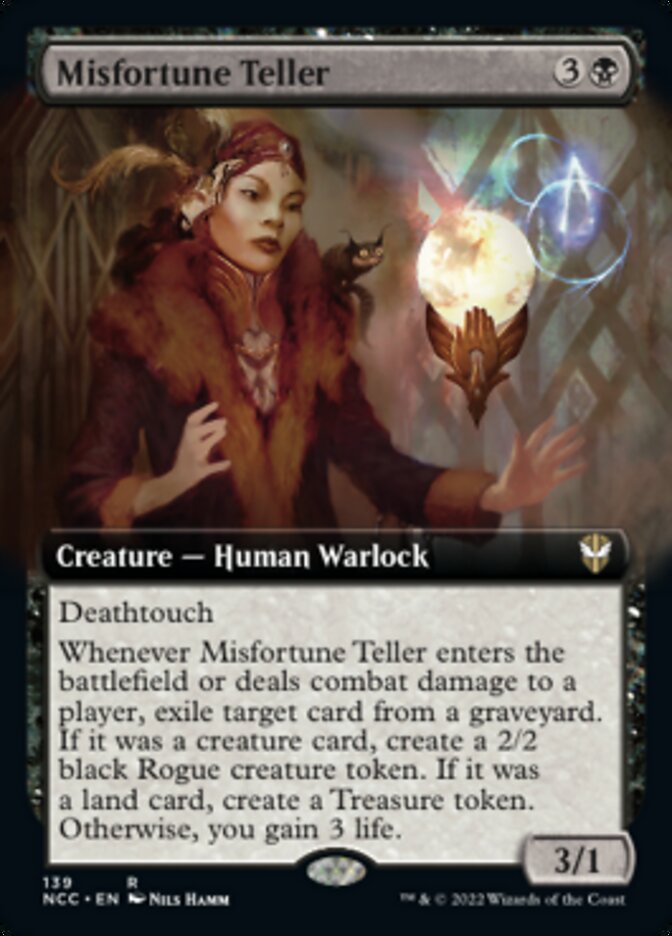 Misfortune Teller (Extended Art) [Streets of New Capenna Commander] | Fandemonia Ltd