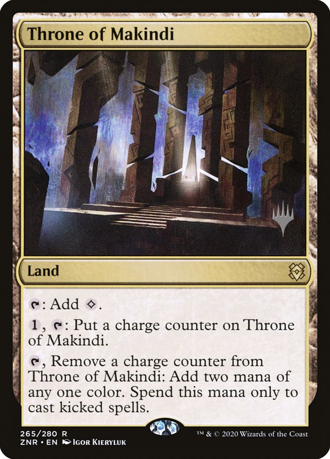 Throne of Makindi (Promo Pack) [Zendikar Rising Promos] | Fandemonia Ltd