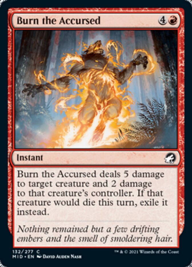 Burn the Accursed [Innistrad: Midnight Hunt] | Fandemonia Ltd