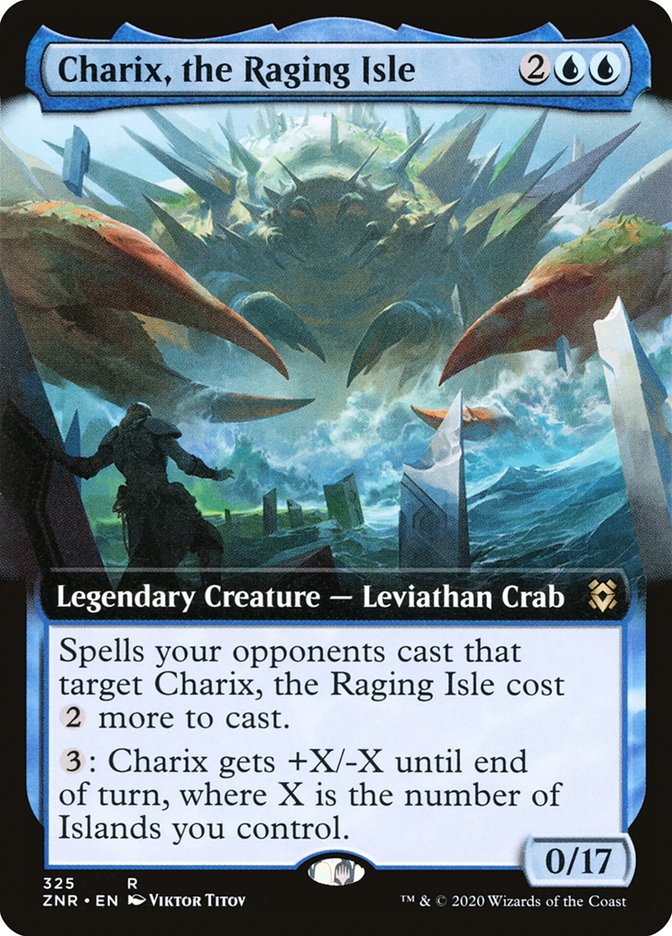 Charix, the Raging Isle (Extended Art) [Zendikar Rising] | Fandemonia Ltd