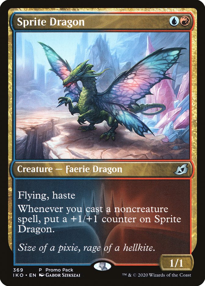 Sprite Dragon (Promo Pack) [Ikoria: Lair of Behemoths Promos] | Fandemonia Ltd