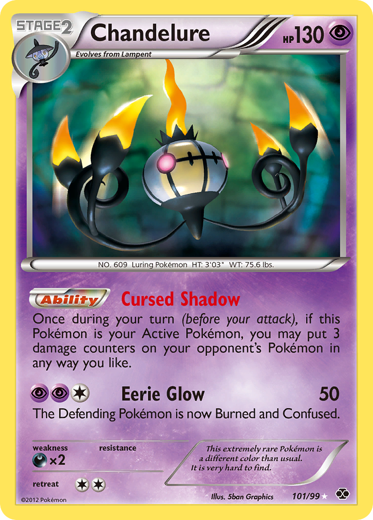 Chandelure (101/99) [Black & White: Next Destinies] | Fandemonia Ltd