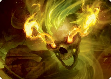 Flameskull Art Card [Dungeons & Dragons: Adventures in the Forgotten Realms Art Series] | Fandemonia Ltd