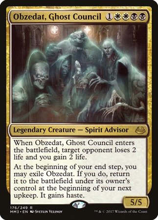 Obzedat, Ghost Council [Modern Masters 2017] | Fandemonia Ltd