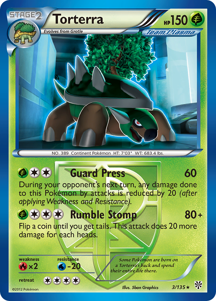 Torterra (3/135) [Black & White: Plasma Storm] | Fandemonia Ltd