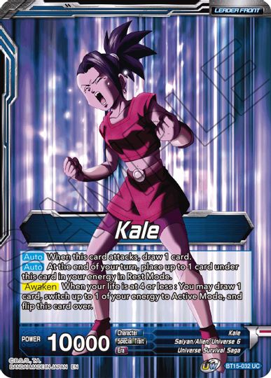 Kale // Kale, Demon of Universe 6 (BT15-032) [Saiyan Showdown Prerelease Promos] | Fandemonia Ltd