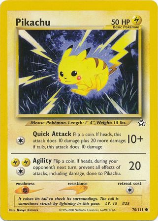 Pikachu (70/111) [Neo Genesis Unlimited] | Fandemonia Ltd