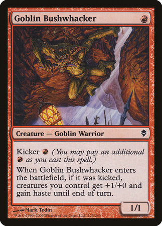 Goblin Bushwhacker [Zendikar] | Fandemonia Ltd