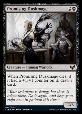 Promising Duskmage [Strixhaven: School of Mages] | Fandemonia Ltd