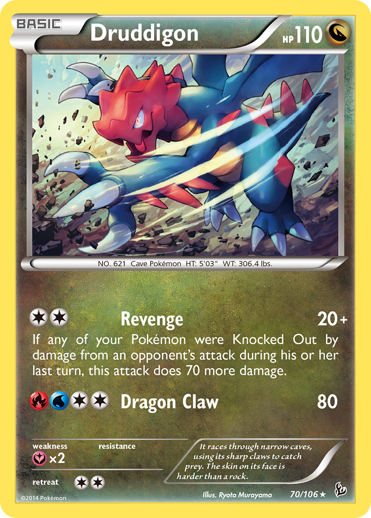 Druddigon (70/106) [XY: Flashfire] | Fandemonia Ltd