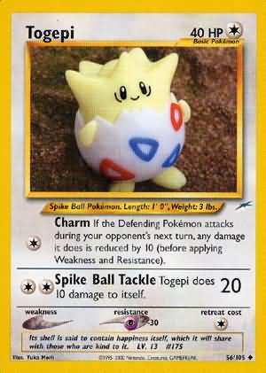 Togepi (56/105) [Neo Destiny Unlimited] | Fandemonia Ltd