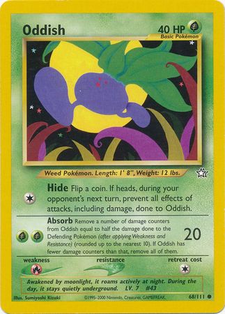 Oddish (68/111) [Neo Genesis Unlimited] | Fandemonia Ltd