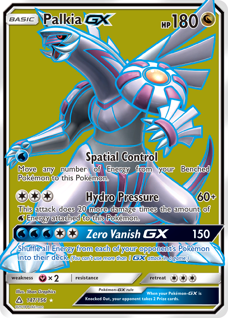 Palkia GX (147/156) [Sun & Moon: Ultra Prism] | Fandemonia Ltd