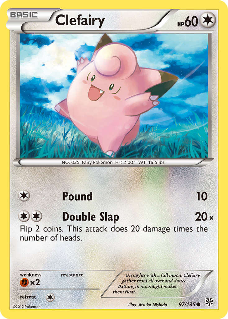 Clefairy (97/135) [Black & White: Plasma Storm] | Fandemonia Ltd