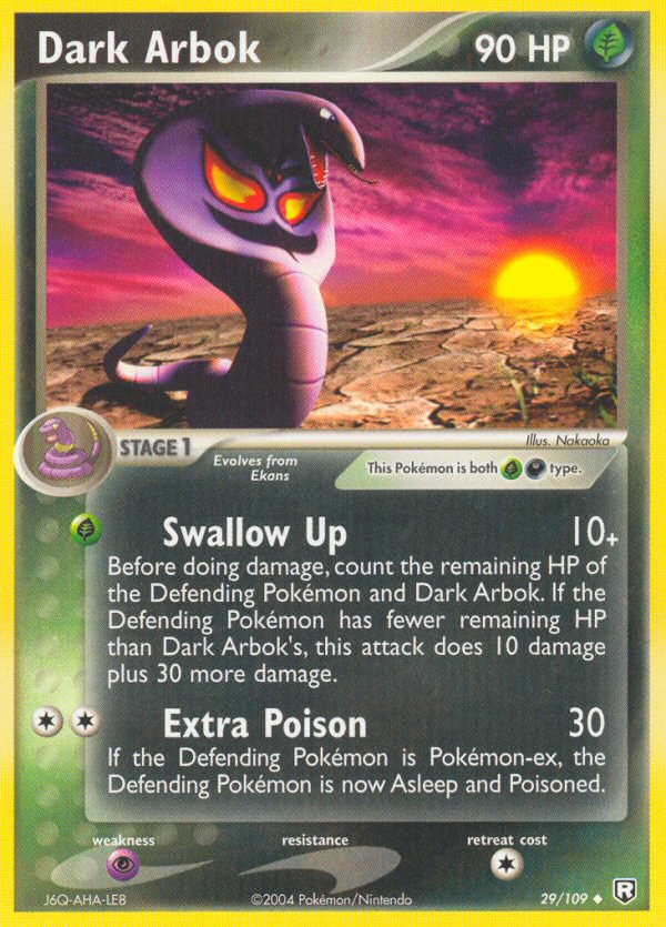 Dark Arbok (29/109) [EX: Team Rocket Returns] | Fandemonia Ltd