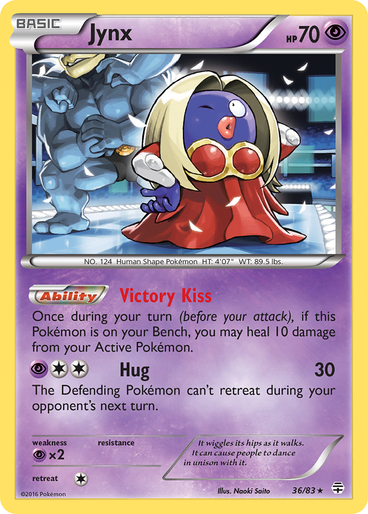 Jynx (36/83) [XY: Generations] | Fandemonia Ltd