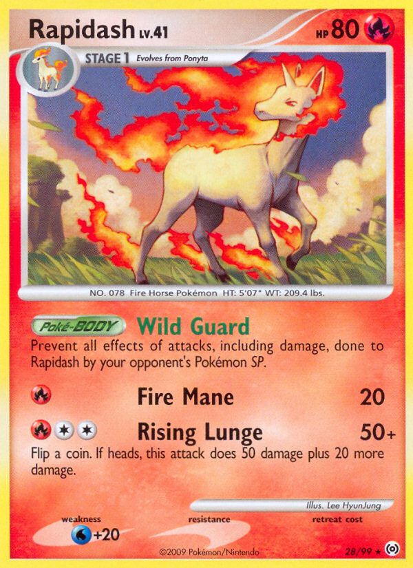 Rapidash (28/99) [Platinum: Arceus] | Fandemonia Ltd