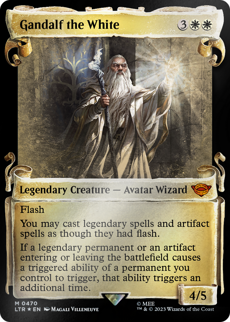 Gandalf the White [The Lord of the Rings: Tales of Middle-Earth Showcase Scrolls] | Fandemonia Ltd