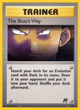 The Boss's Way (73/82) [Team Rocket Unlimited] | Fandemonia Ltd