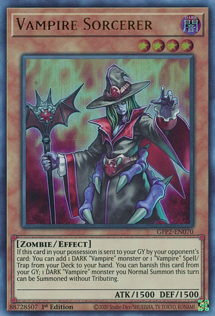 Vampire Sorcerer [GFP2-EN070] Ultra Rare | Fandemonia Ltd