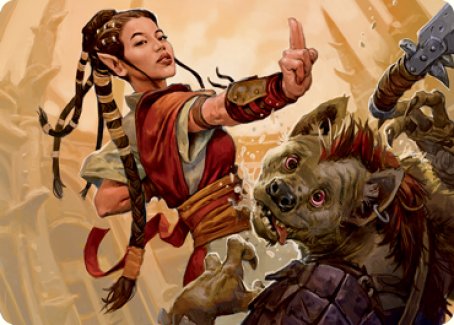 Half-Elf Monk Art Card [Dungeons & Dragons: Adventures in the Forgotten Realms Art Series] | Fandemonia Ltd